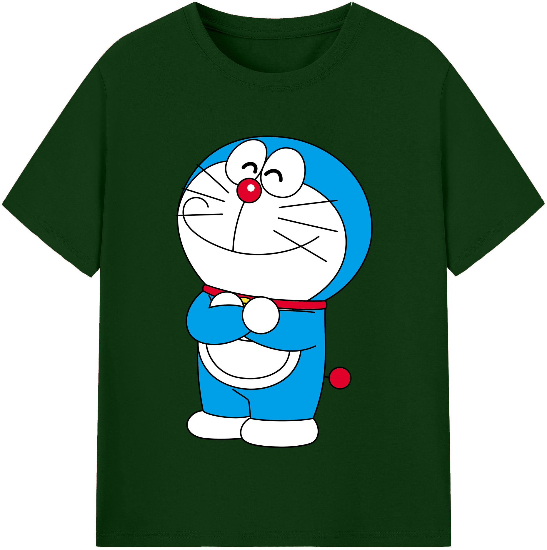 （画像用） ドラえもん Doraemon 綿100％半袖Tシャツ（フロントプリント）